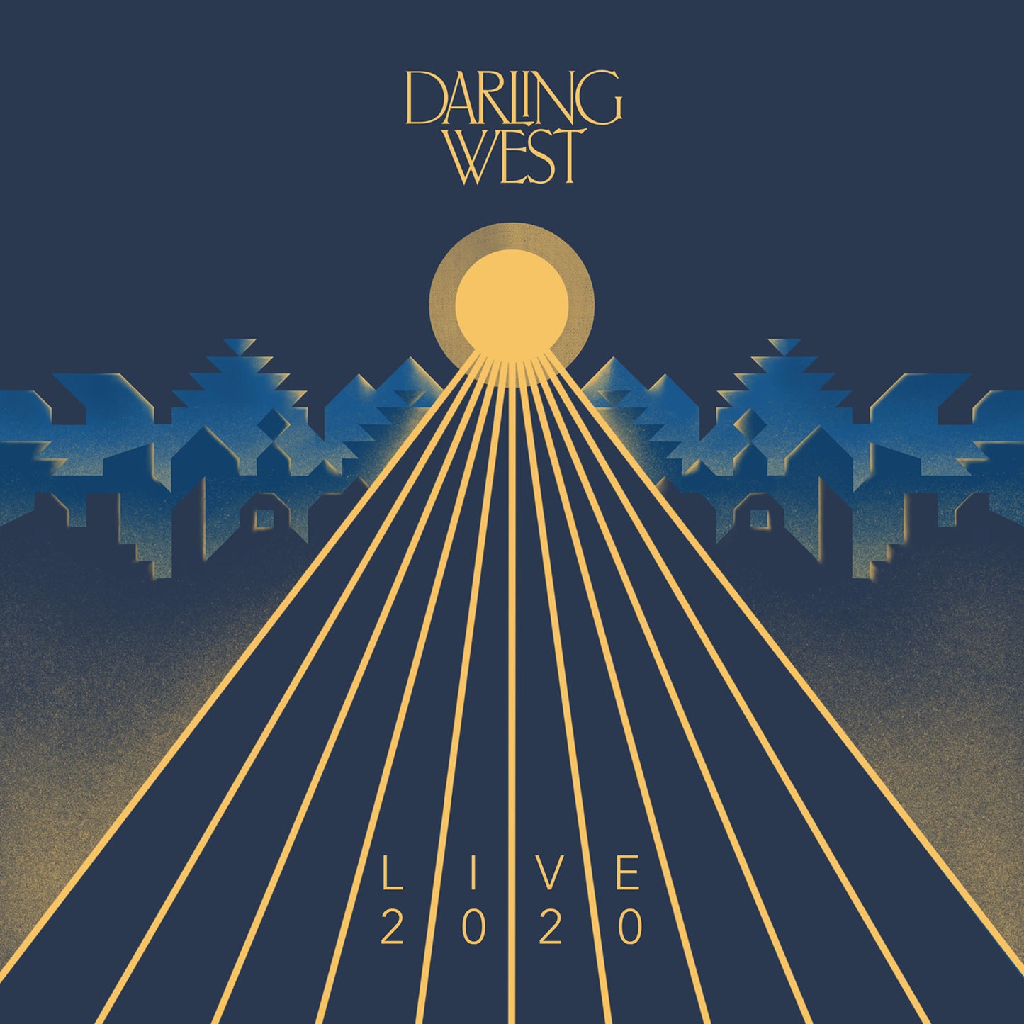 Darling West - Live 2020 (Gold LP)