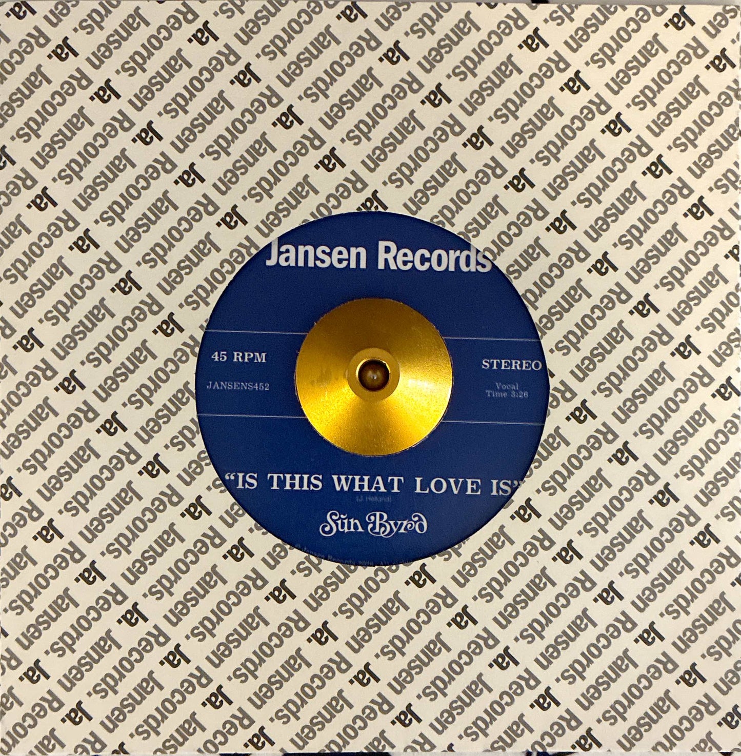 Sūn Byrd - Is This What Love Is / 1960 What? (Live 2026) 7"