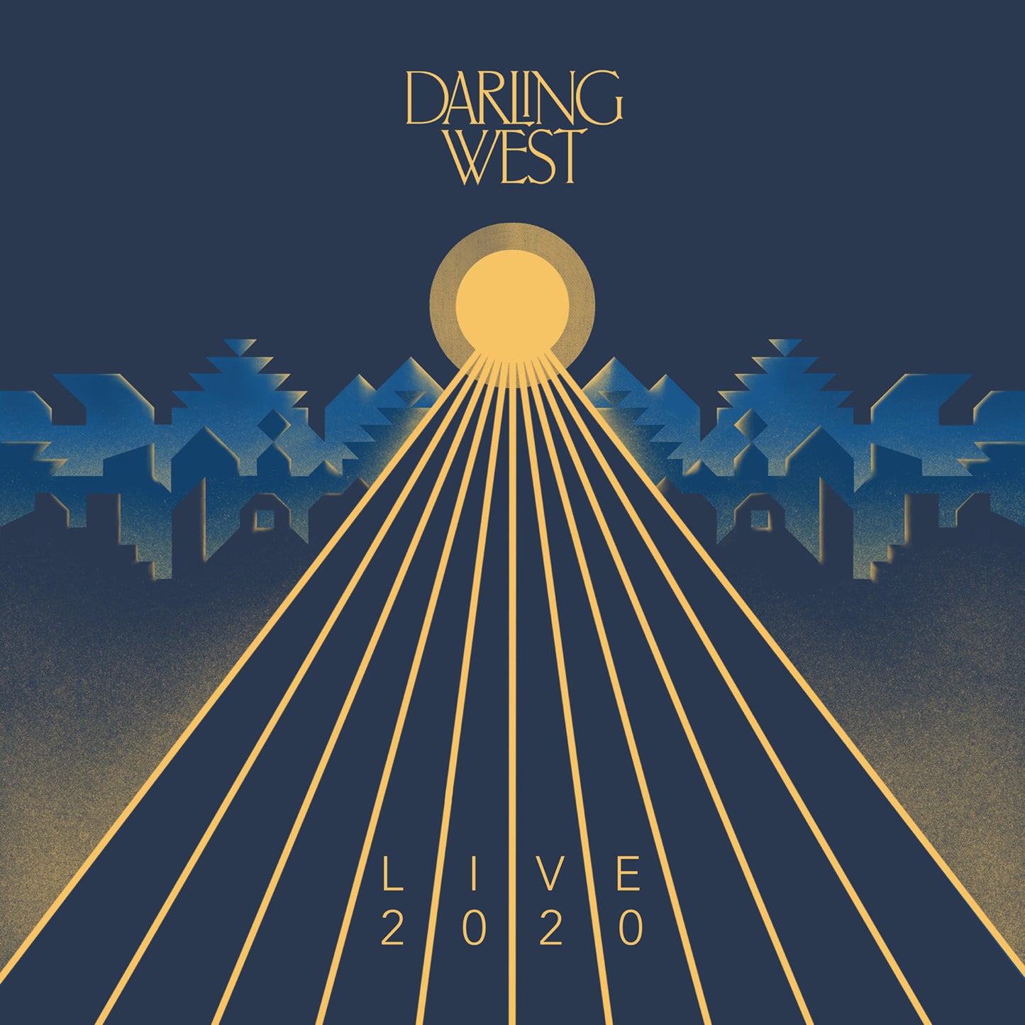 Darling West - Live 2020 (Gold LP)
