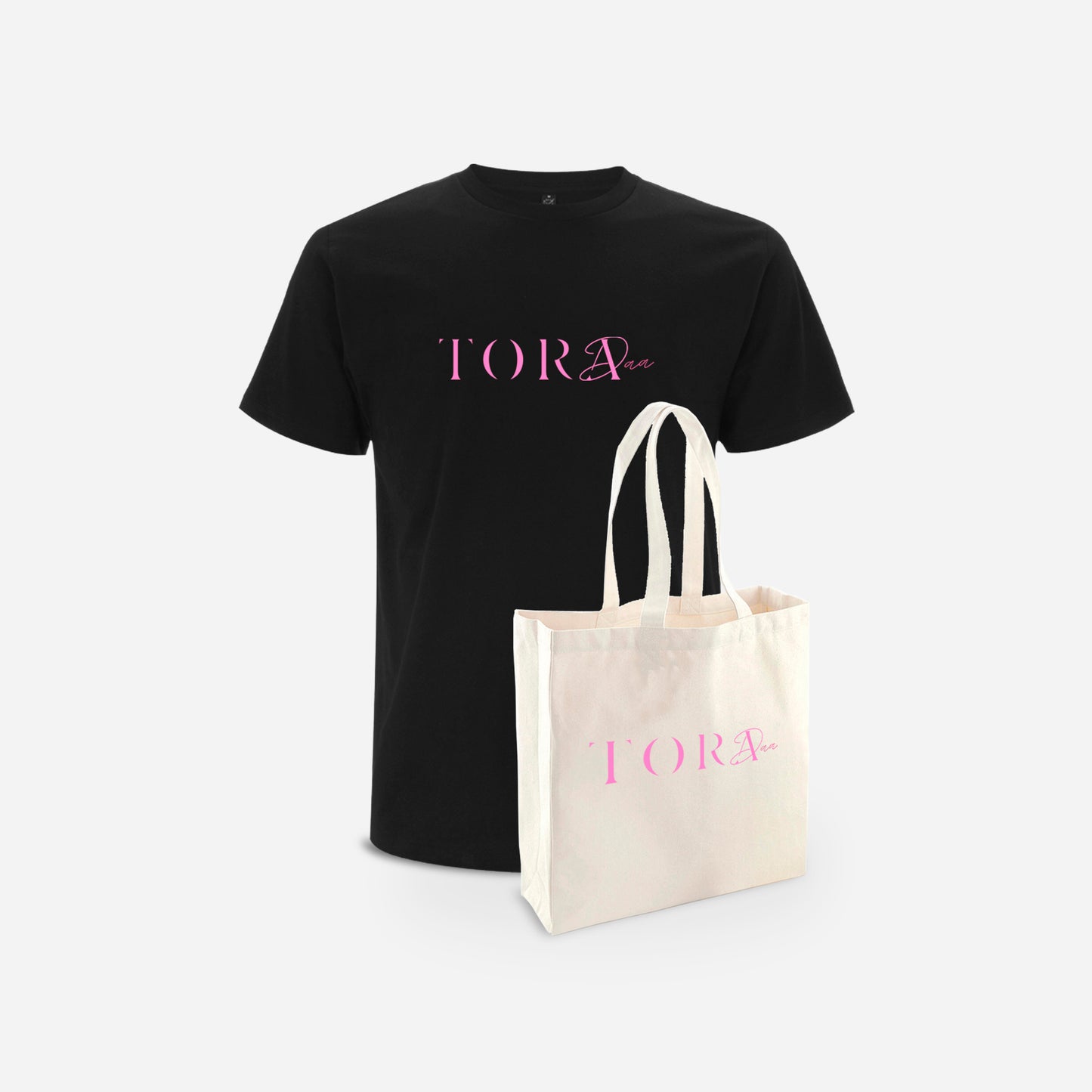 TORA DAA - Logo T-shirt + Totebag (Bundle)