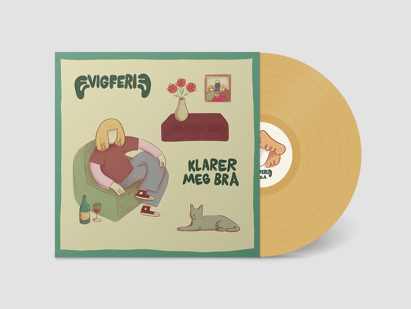 Evig Ferie - Klarer meg bra (LP Yellow)